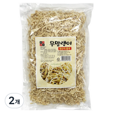 오케이식품 건조 무말랭이, 2개, 1kg