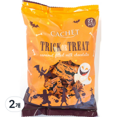 CACHET 萬聖節牛奶焦糖夾心巧克力, 200g, 2個