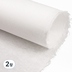 yulart 傳統清澈韓紙 上膠純紙 38g, 2個, 白色