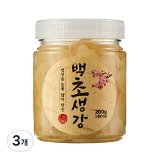 이엔푸드 페트 백초생강, 200g, 3개