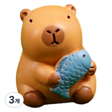 정월마켓 인테리어 미니어처 동물 피규어 타입 2, 3개