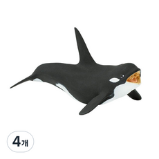Safari Ltd 公仔 275129 虎鯨 Killer Whale, 4個
