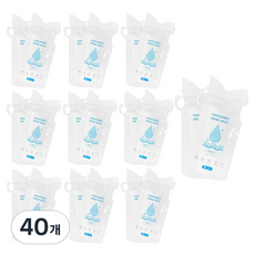 Flexline 緊急拋棄式旅行車用尿袋, 白色, 40個