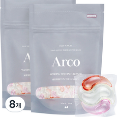 올챌린지 아르꼬 3in1 캡슐형 세탁조 클리너 12p, 8개