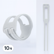 웰티움 스포츠 특수 힘줄 덮개 초경량 손목보호대, 그레이, 10개