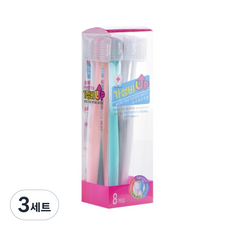 高CP值柔軟細毛牙刷 4款 x 2入組, 3套, 8個