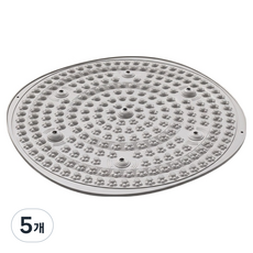 마메 논슬립 발바닥 마사지 지압매트 55cm, 그레이, 5개