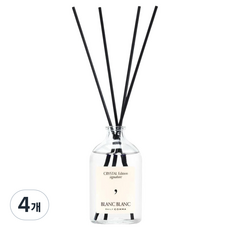 데일리콤마 크리스탈 에디션 디퓨저, 블랑블랑, 100ml, 4개