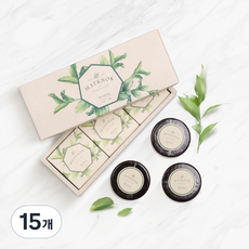 맥녹 녹차 비누 선물세트, 120g, 15개