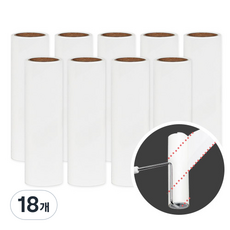 OLIVING 斜撕除塵滾筒補充包, 18個