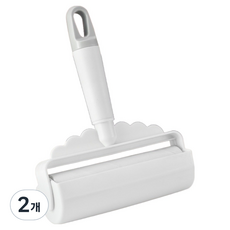 Second Best 附蓋除塵滾輪 黏毛滾輪 白灰色, 2個