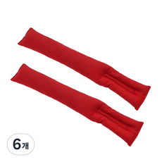 M-NOBLE 車用麂皮縫隙防漏塞, 紅色, 6個