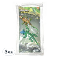 큰 귀 도마뱀 + 뿔 도마뱀 피규어 세트, 3세트