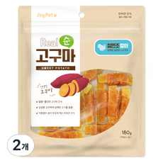 조이펫 강아지 리얼 순 건조간식, 혼합맛(고구마/칠면조), 180g, 2개