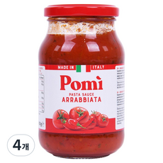 Pomi 阿拉比亞塔義大利麵醬, 4個, 400g