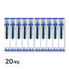 제브라 젤잉크 JF 리필심 0.4mm, 청색, 20개