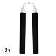 스폰지 쌍절곤, 검정, 3개