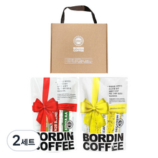 (주)보르딘에프엔비 콜드브루 파우치 커피 일반 30ml x 12종 + 디카페인 30ml x 12p + 선물용케이스 세트, 2세트