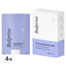 발프라이즈 풋모이스터라이저 보습 풋스틱, 1개입, 4개