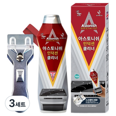 아스토니쉬 인덕션 클리너 500ml + 스크래퍼 세트, 3세트