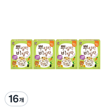 우리애들밥상 뿌릴락비빌락 후리가케 야채, 야채맛, 20g, 16개