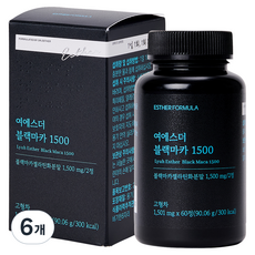에스더포뮬러 여에스더 블랙마카 1500 90.6g, 6개, 60정