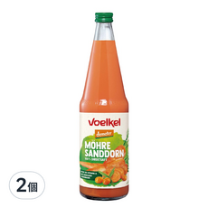 voelkel 維可 胡蘿蔔沙棘汁, 700ml, 2個