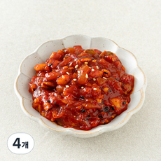 오늘의밥상 비벼먹는 오징어젓갈, 350g, 4개