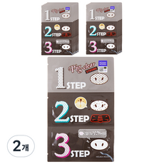 홀리카홀리카 피그 클리어 블랙헤드 3-Step 키트 스트롱 코팩, 2개