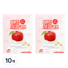 산마을 요거트 사과 큐브 1.8g x 10p, 사과 + 요거트, 10개, 18g