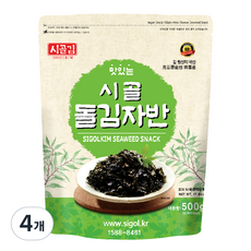 시골 돌김자반, 500g, 4개