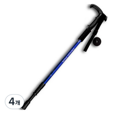 디페이브 캐주얼 노인 커브 손잡이 어르신 지팡이 블루, 4개