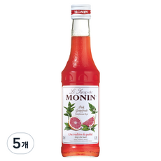 모닌 자몽 시럽, 250ml, 5개