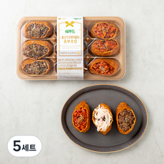 쉐푸드 유부초밥 불고기 + 크래미 + 불닭 3종세트, 702g, 5세트