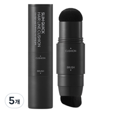 다슈 데일리 슬림 퀵 헤어라인 쿠션 2.5g, 내추럴 블랙, 5개