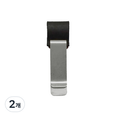 Make Great 日記本筆夾 皮革筆套, 銀黑色, 2個