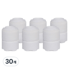 FILTER KLASS Dr.Piell旅行用蓮蓬頭替換濾芯, 30個