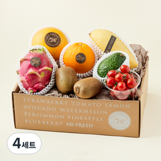 올프레쉬 과일소믈리에 프리미엄 제철과일 혼합선물 1호 1.89kg, 4세트