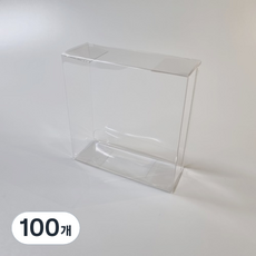 菜瓜布包裝透明盒 1格 3號 11.8 x 4.3 x 11.8 cm, 100個, 單一顏色