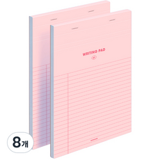 motemote 書寫墊筆記本 B5, 粉紅色, 8個, 60張