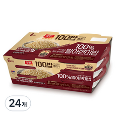 양반 100% 발아현미밥, 130g, 24개