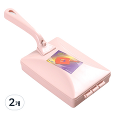 원온나인 침구 카페트 거실 청소 먼지 제거 브러쉬, 핑크, 2개