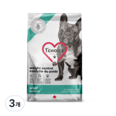 퍼스트초이스 강아지 토이스몰브리드 기능성 사료, 다이어트(체중감소), 4.5kg, 3개