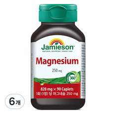 Jamieson 健美生 鎂 74.52g, 90錠, 6個