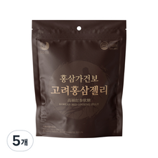 KUN BO 紅蔘家健普 高麗紅參軟糖, 5個, 300g