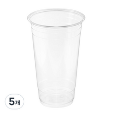 탐사 투명 페트(PET) 아이스컵, 5개, 720ml, 50개입