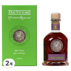 DUE VITTORIE Maleti Regnani 蘋果醋, 2個, 250ml
