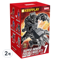 킵플레이 마블 블록 블랙팬서 피규어, 2개
