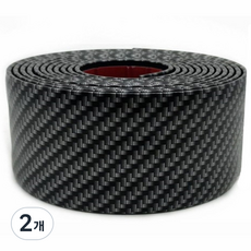 MEO 자동차 카본 테이프 1m x 3cm, 블랙, 2개
