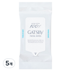GATSBy 潔面濕紙巾 酷涼型, 5個, 參考詳細說明